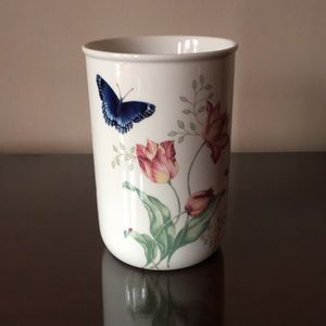 Lenox butterfly utensil holder/vase